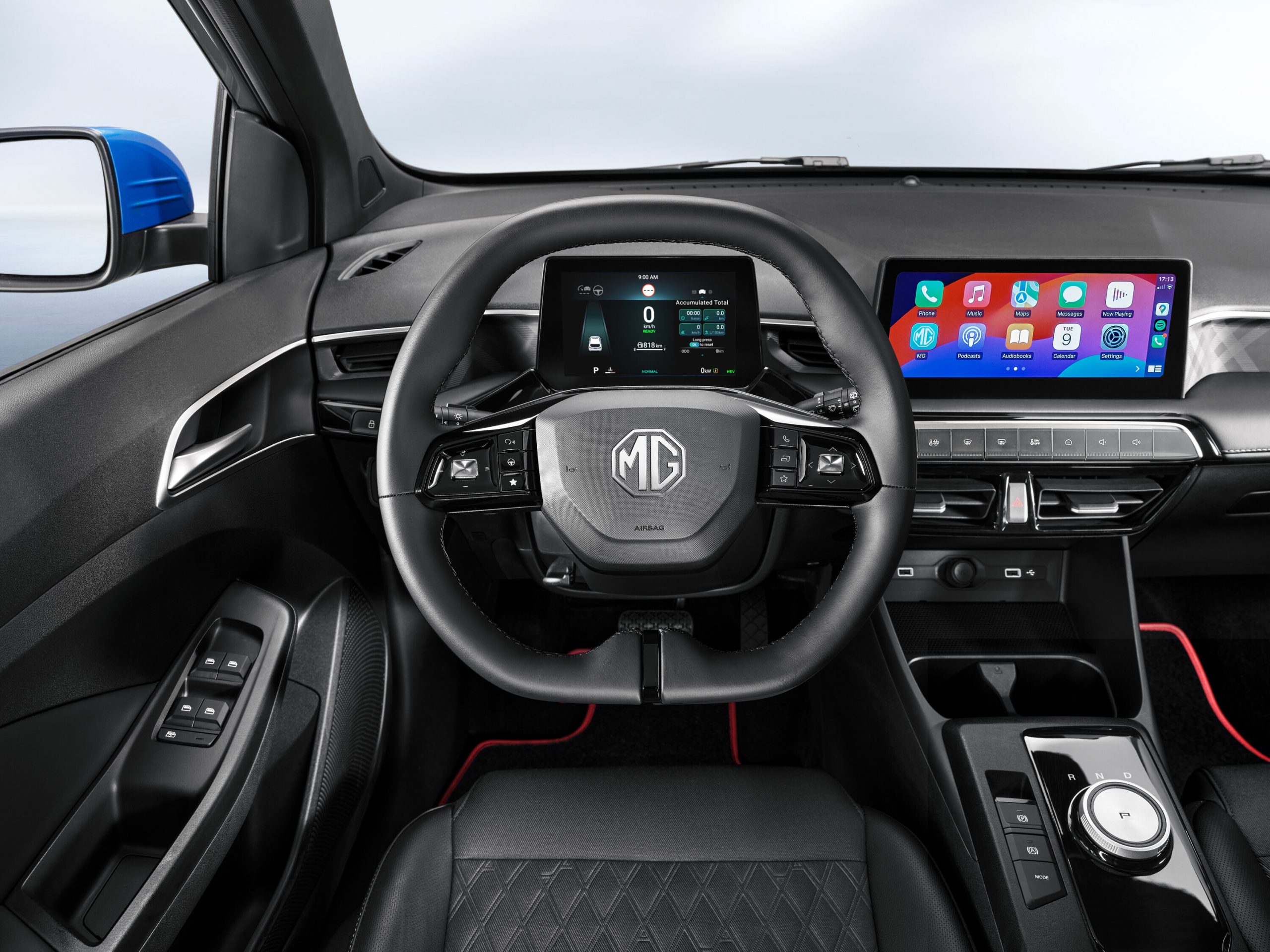 Digitales Cockpit und Infotainment im MG3 Hybrid+