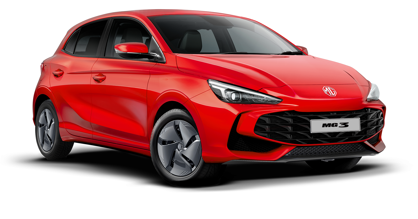 MG3 Standard Benziner Rot Ansicht vorne rechts