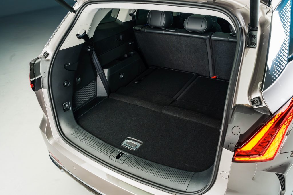 MGS9 Plug-in Hybrid Kofferraum und Laderaum MGS9 Plug-in Hybrid Kofferraum mit umgelegter dritter Sitzreihe