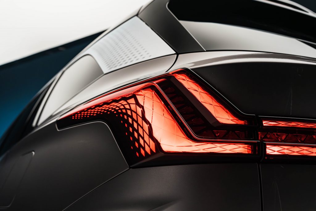 MGS9 Plug-in Hybrid LED-Heckdesign MGS9 Plug-in Hybrid LED-Rücklicht Detailaufnahme