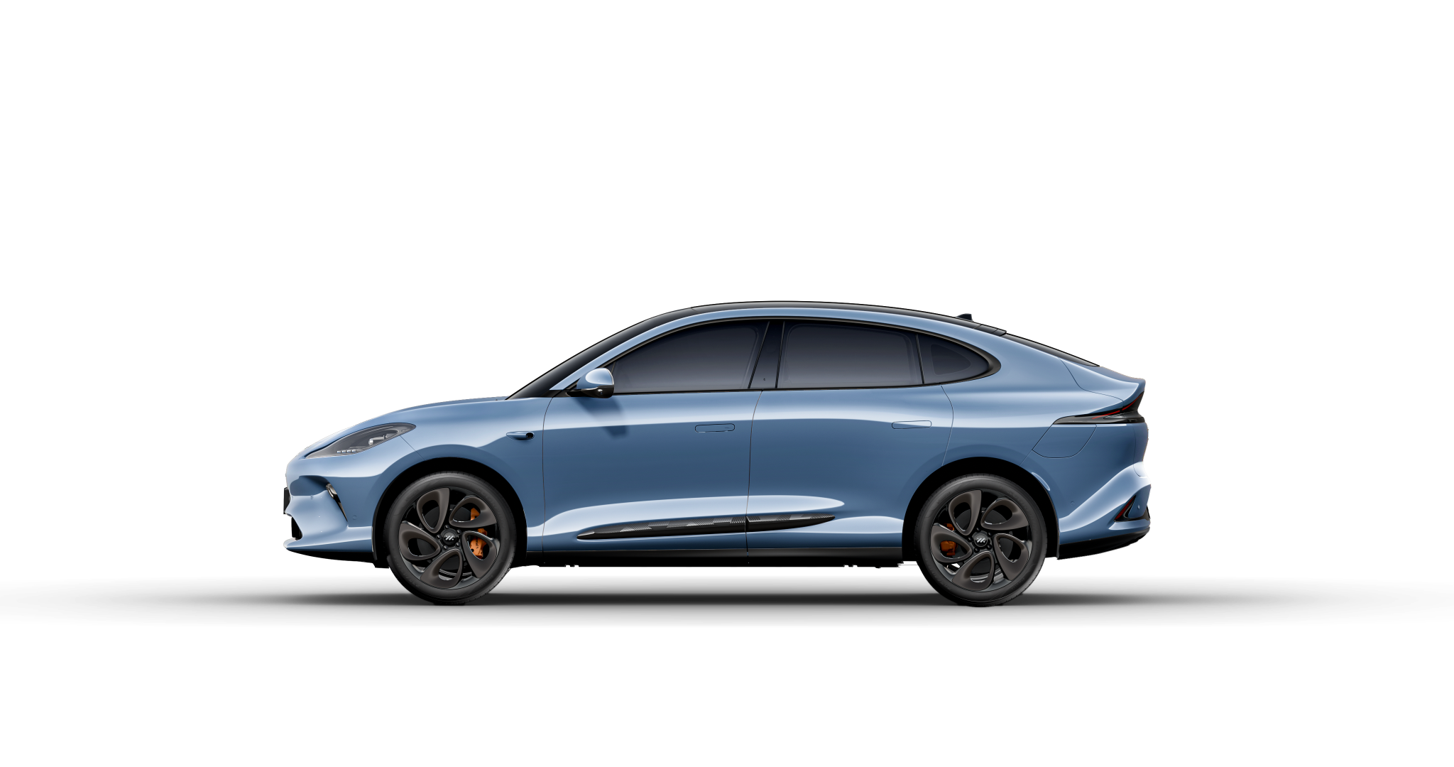 MG IM6 elektrisches Premium-SUV in Renoir Blue als Freisteller